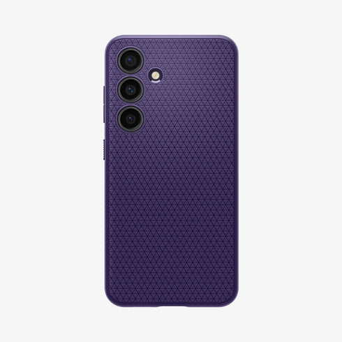 ACS07287 - Galaxy S24 Ultra Case Liquid Air in Matte Black showing the back